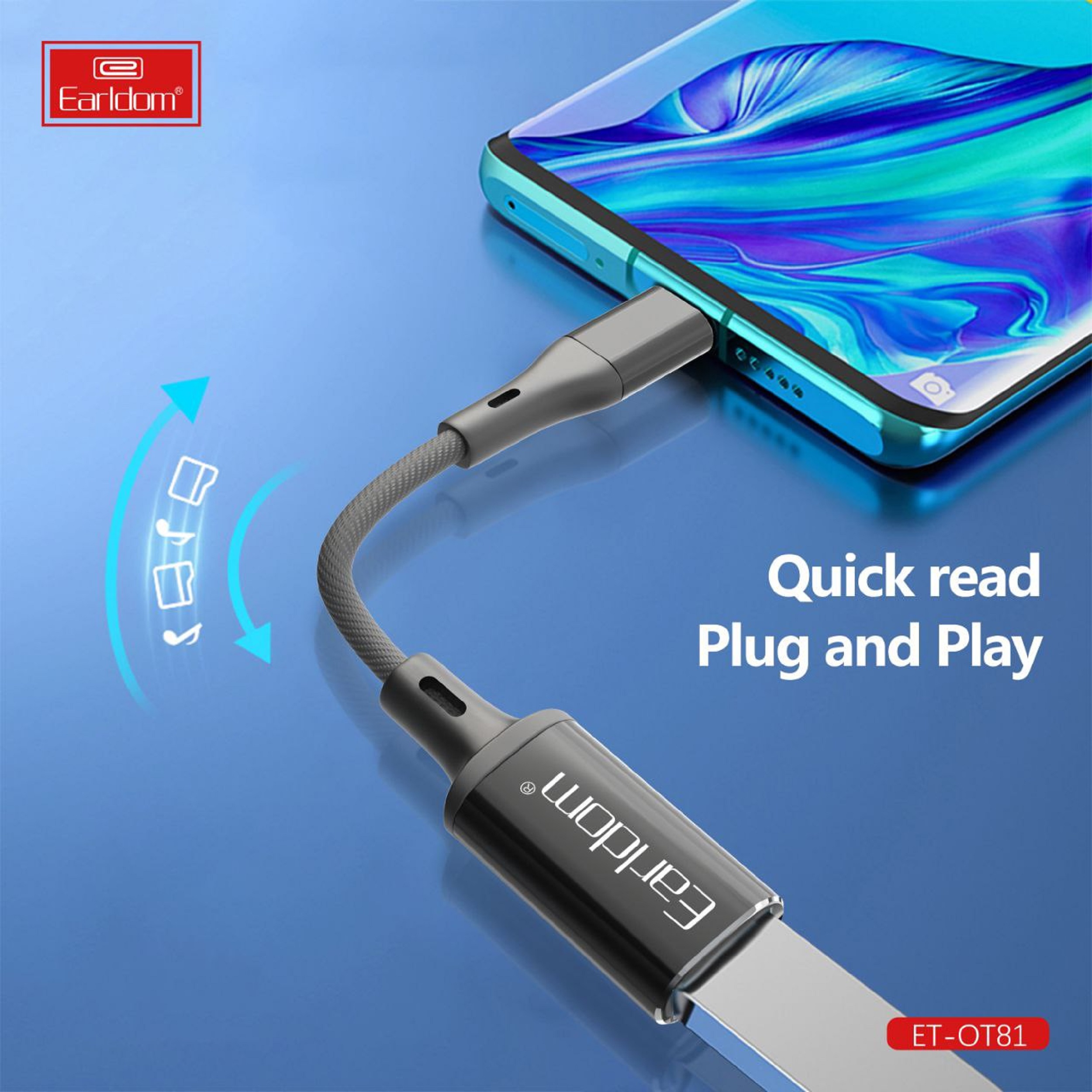 مبدل USB 3.0 به لایتنینگ ارلدام مدل ET-OT81