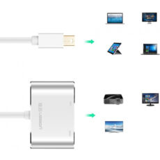 مبدل mini Display به HDMI و VGA یوگرین مدل MD115