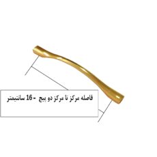 دستگیره کابینت و کمد مدل طاوسی کد  S160 بسته 5 عددی