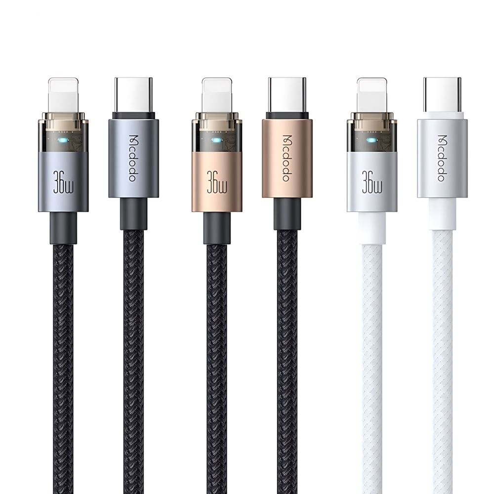 کابل تبدیل USB-C به لایتنینگ مک دودو مدل CA-694 طول 1.2 متر
