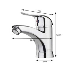 ست شیرآلات زدوار مدل مونیکا کد T-S مجموعه 5 عددی