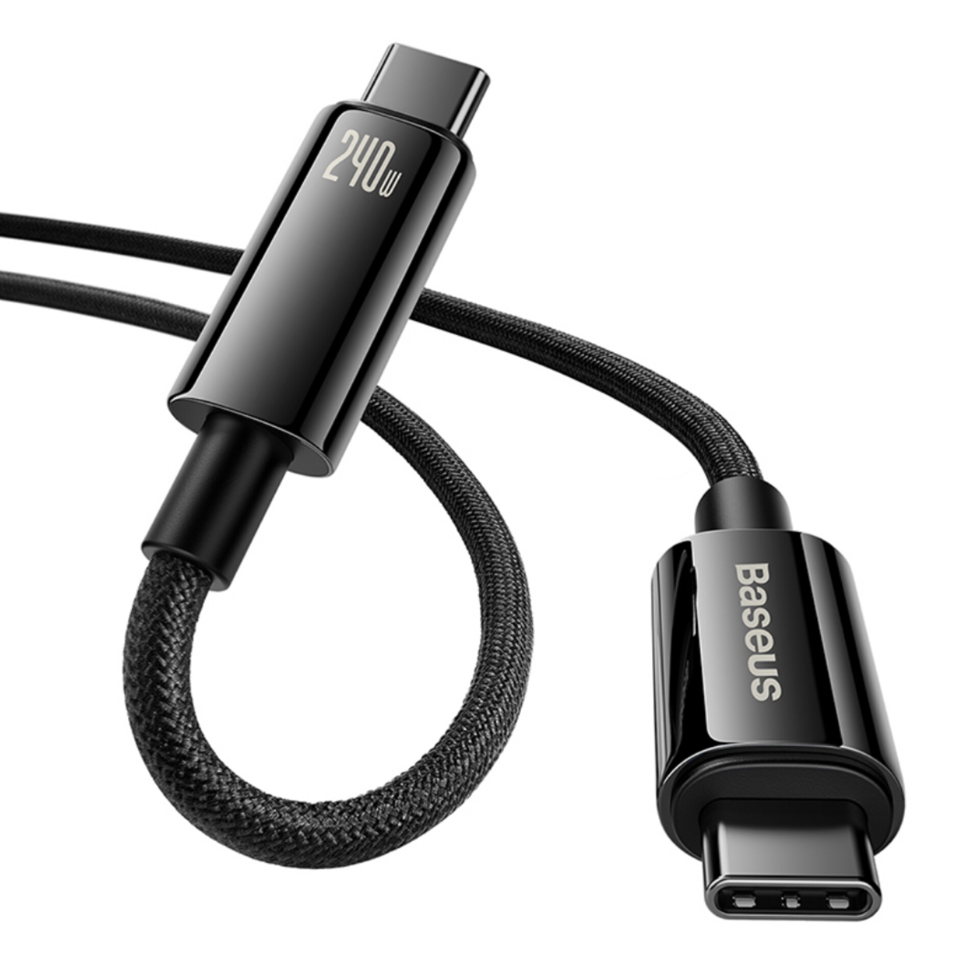 کابل تبدیل USB-C باسئوس مدل (TUNGSTEN GOLD (240W طول 2 متر