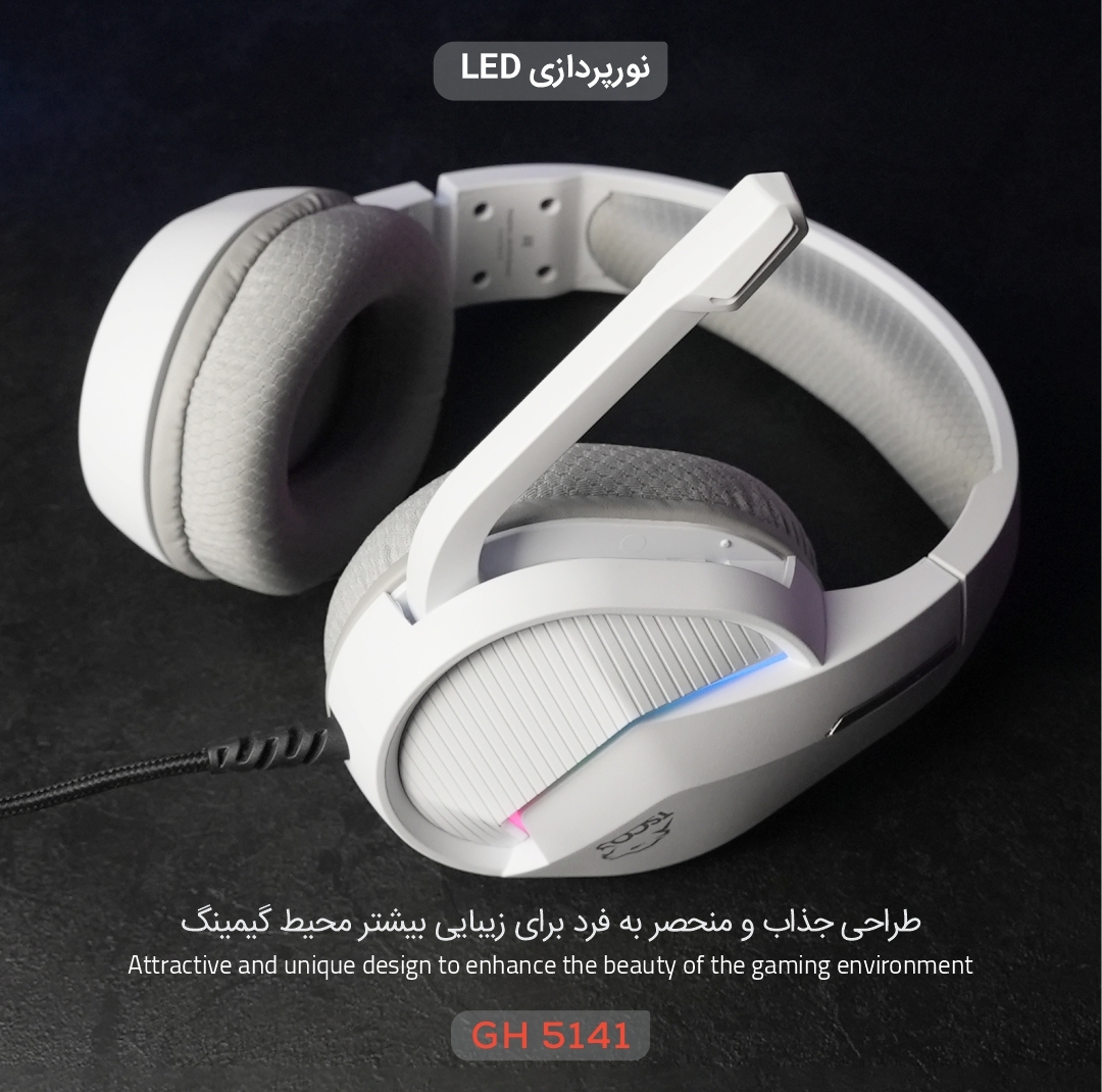 هدست گیمینگ تسکو مدل GH 5141 Zonyx RGB