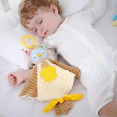 آویز کریر کودک مدل دستمال آرامش جغد