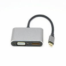مبدل USB-C به HDMI/VGA کی نت مدل K-COUC30HV