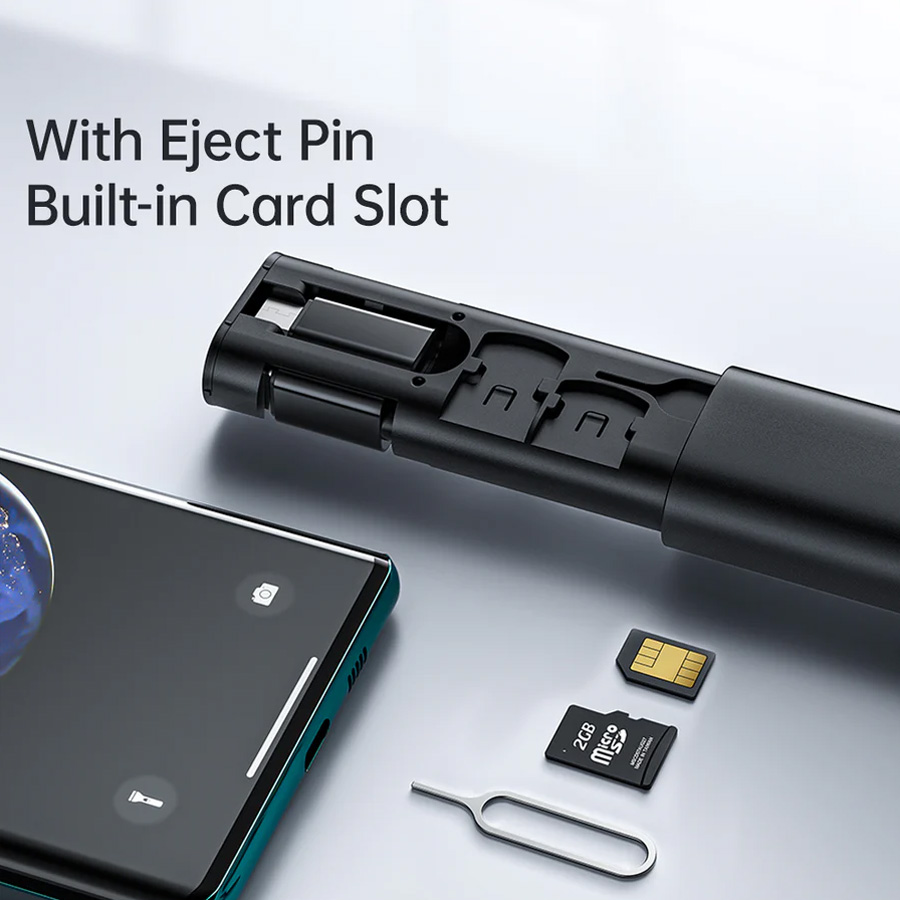 کابل تبدیل USB-C/USB به Lightning/USB-C/Micro USB مک‌ دودو مدل Box با طول 0.3 متر