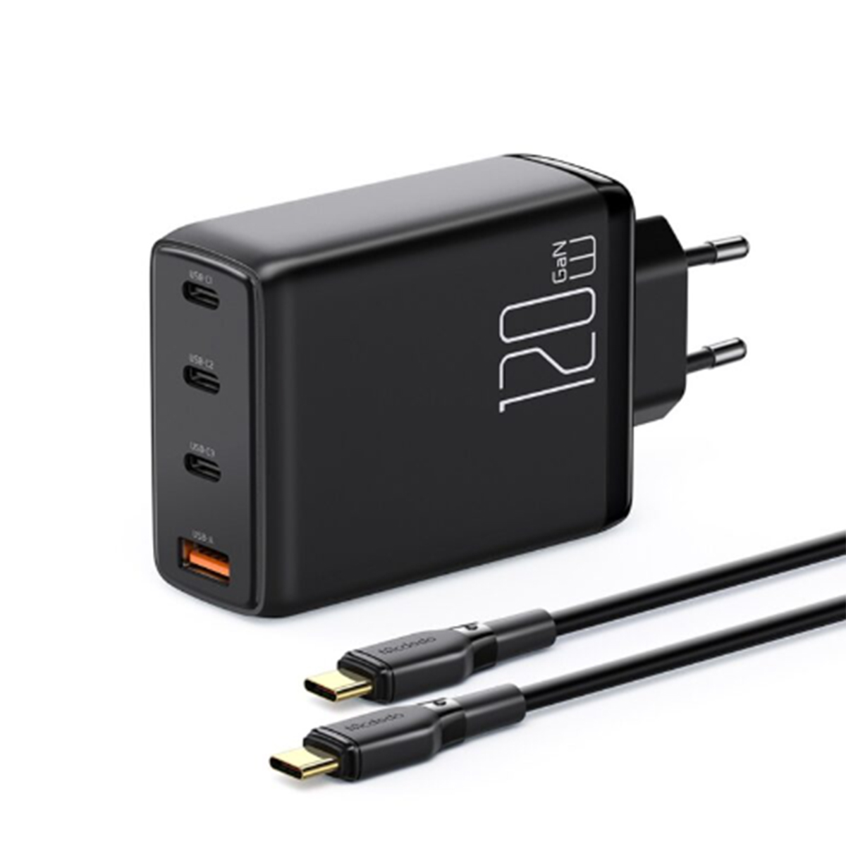 شارژر دیواری مک دودو مدل CH-0771 به همراه کابل تبدیل USB-c