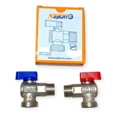 شیر ماشین لباسشویی سقفی مدل  3/4×1/2 بسته 2 عددی