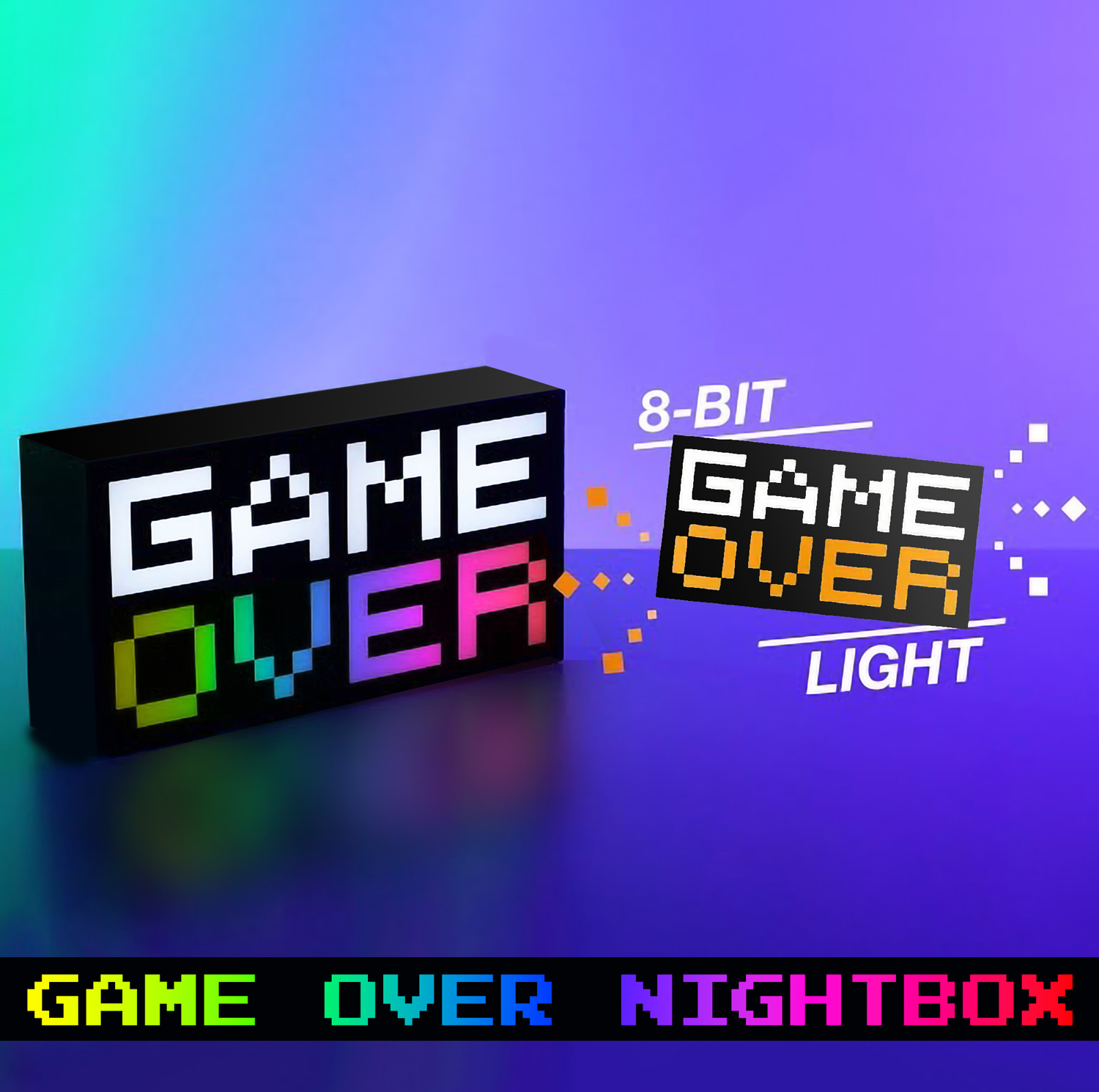 آیکون لایت طرح GAME OVER کد USB