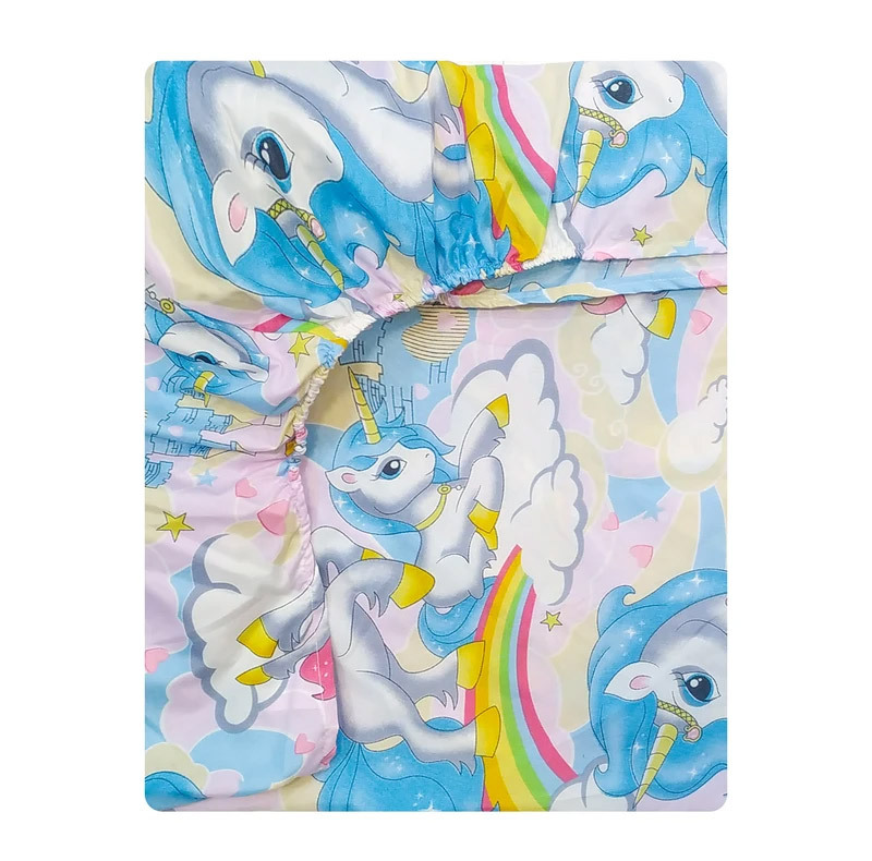 ملحفه کودک آدنو مدل پونی کد CH104 سایز 70x135 سانتی متر