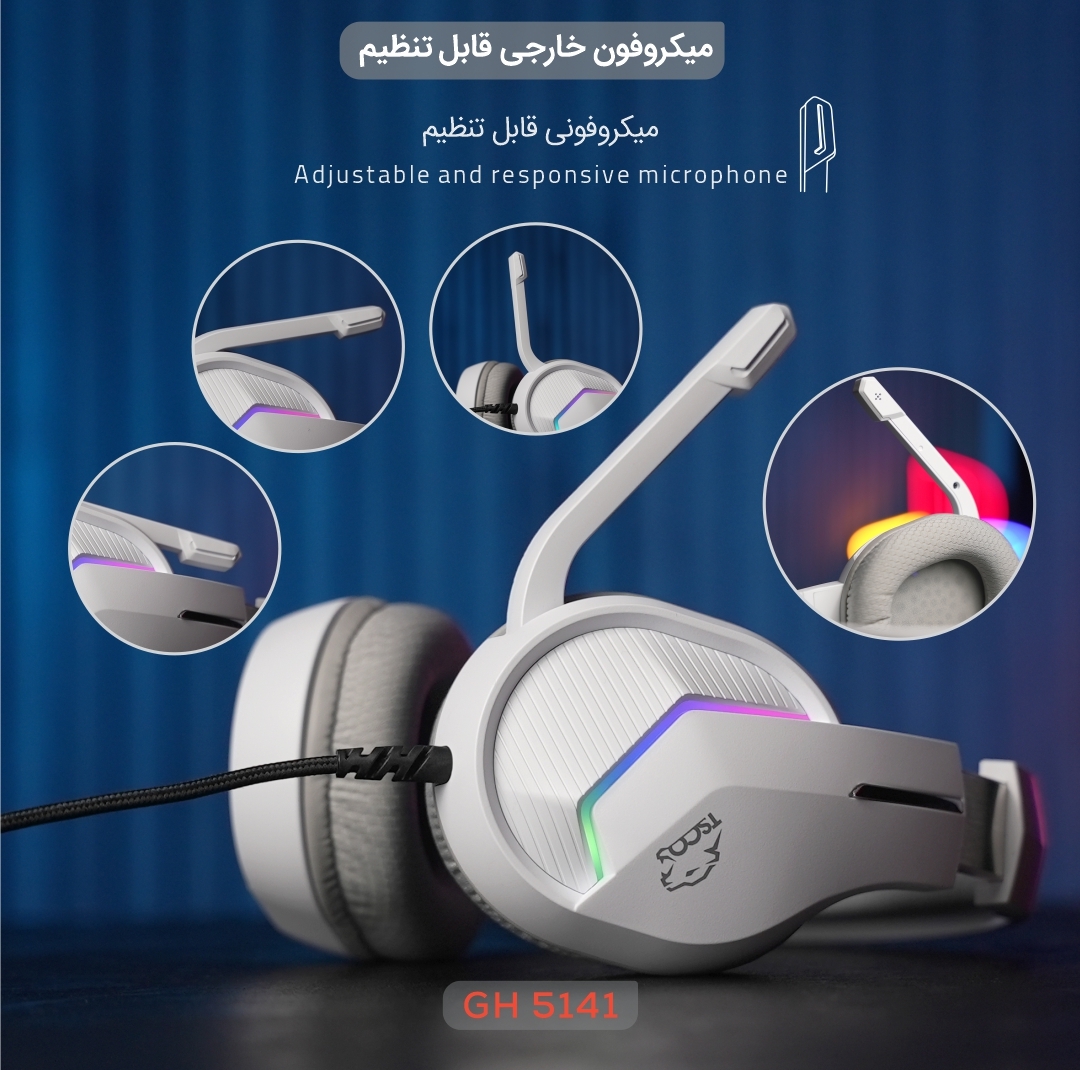 هدست گیمینگ تسکو مدل GH 5141 Zonyx RGB