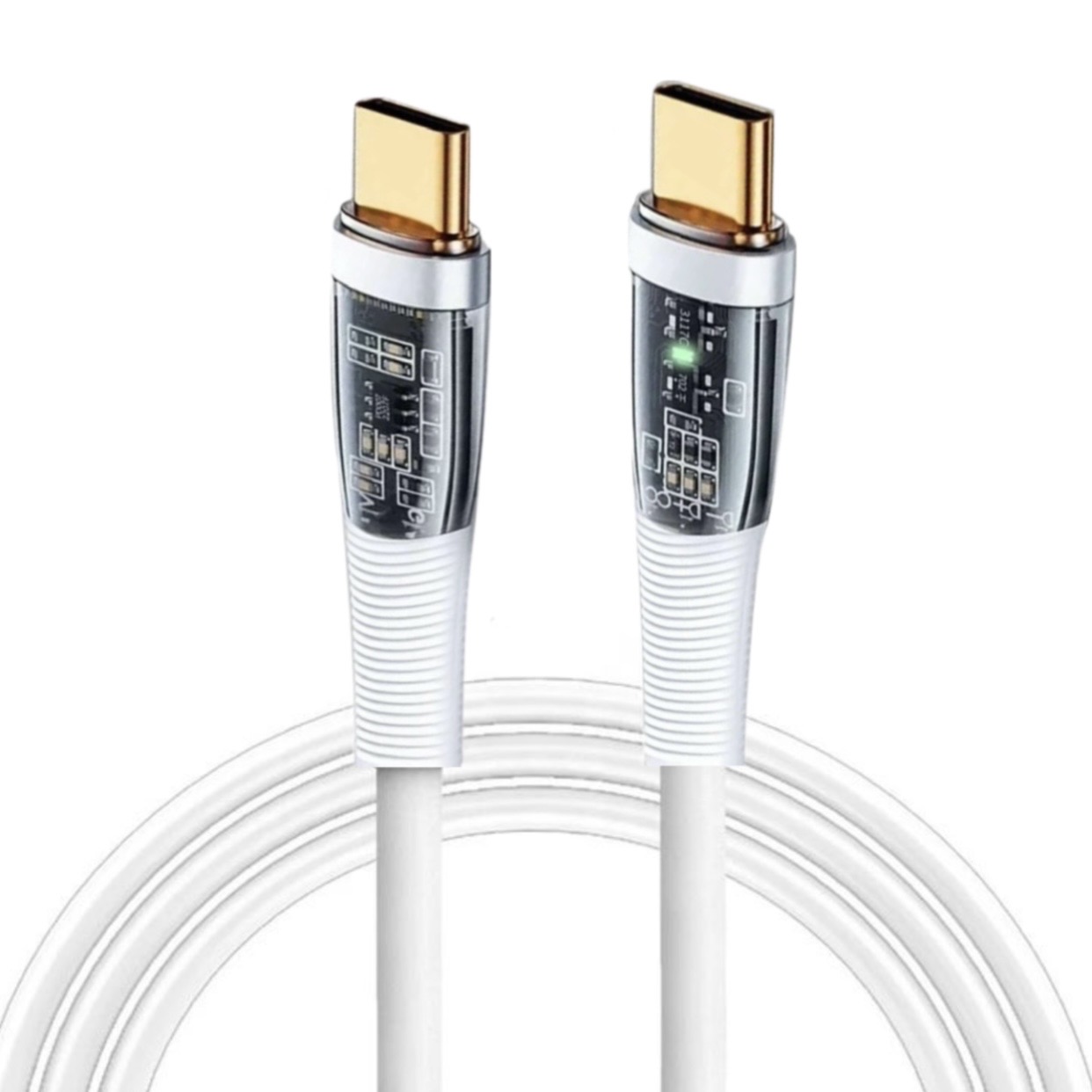 کابل USB - C فرست یو مدل LED-C025 طول 1 متر