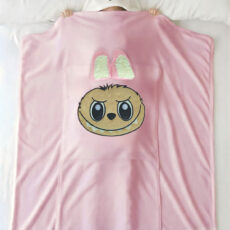 پتو کودک مدل بالشتی لبوبو سایز ۱۶۰×۱۸۰ سانتی متر