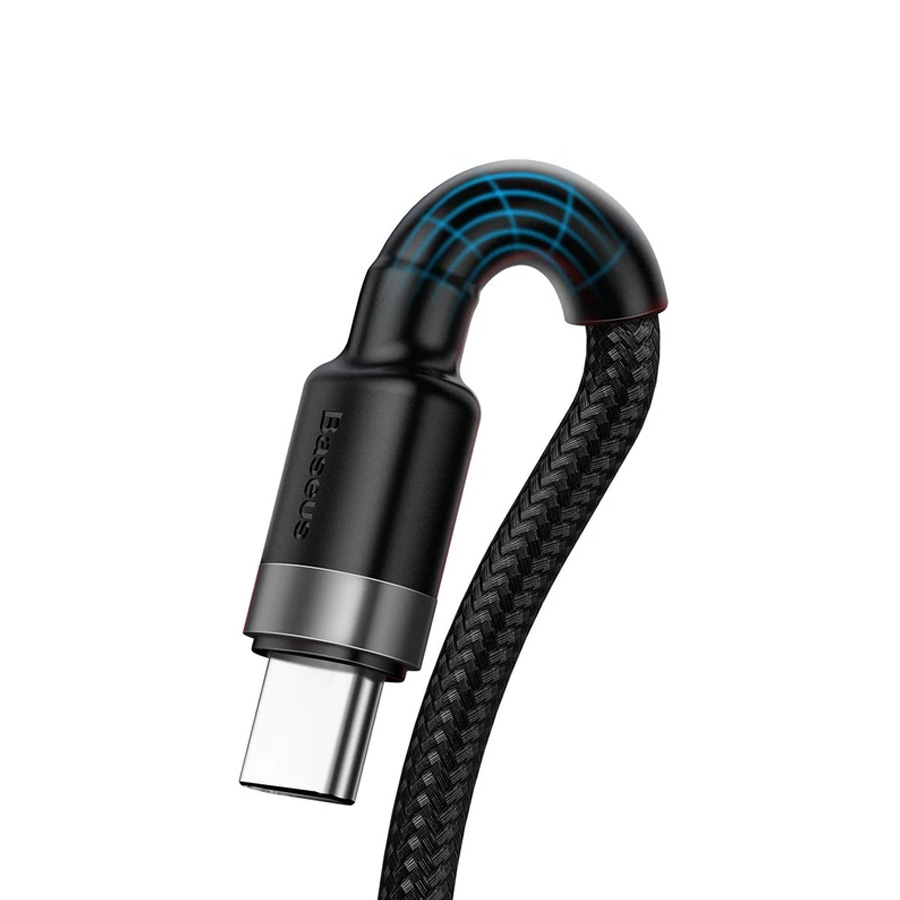 کابل تبدیل USB به USB-C بیسوس مدل Cafule 40W طول 1 متر