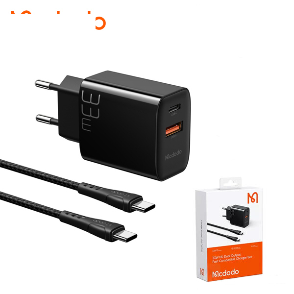 شارژر دیواری مکدودو مدل CH-0922 به همراه کابل تبدیل USB-C