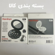کابل تبدیل USB-C/USB به Lightning/USB-C/Micro USB هاردرون مدل TCRA 1600 طول 0.3 متر