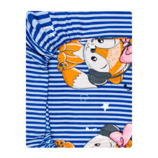ملحفه میکرو کودک آدنو مدل Lovely fox کد MC15 سایز 70×135 سانتی متر