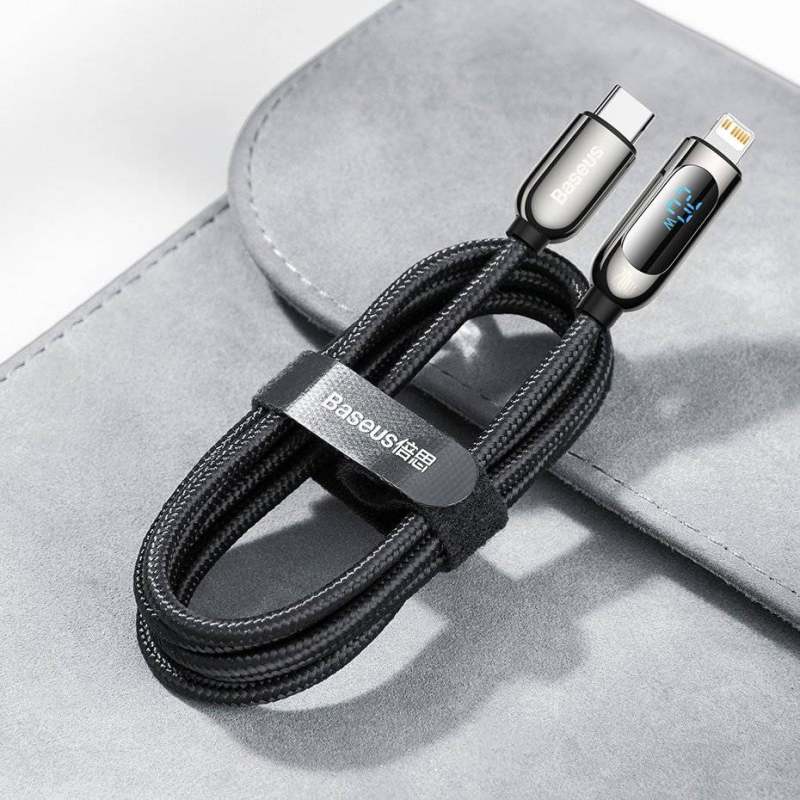 کابل تبدیل USB-C به لایتنینگ باسئوس مدل  CATLSK 20W PD طول 1 متر