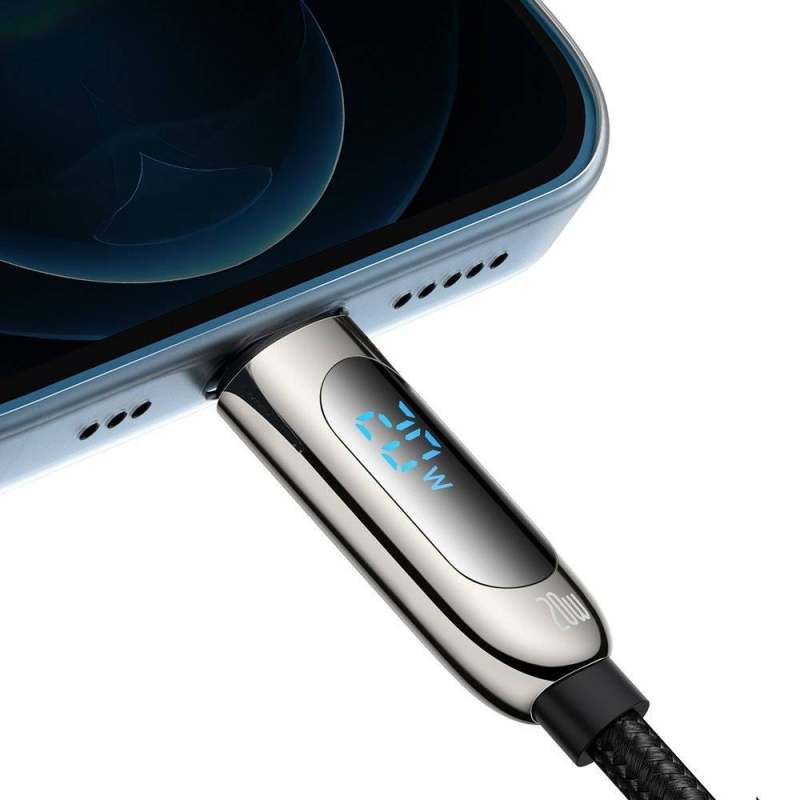 کابل تبدیل USB-C به لایتنینگ باسئوس مدل  CATLSK 20W PD طول 1 متر