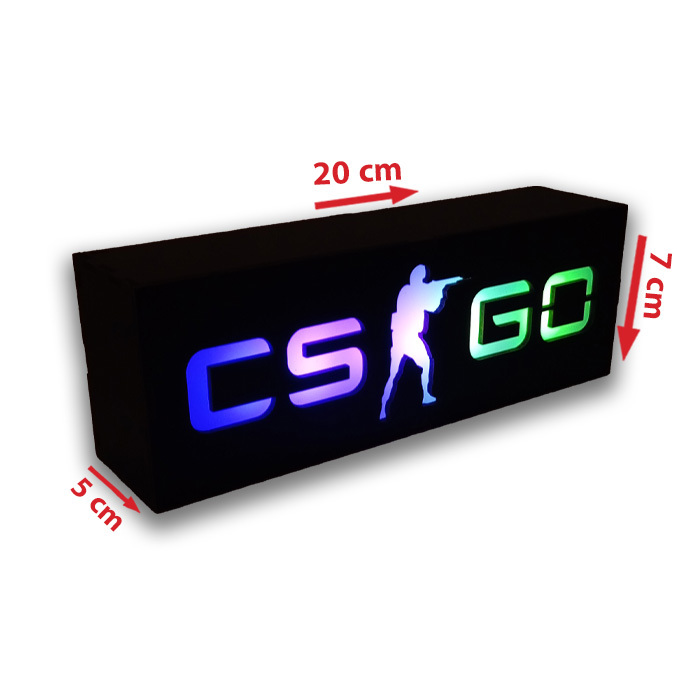 لایت باکس گیمینگ نئومی شاپ مدل CS GO