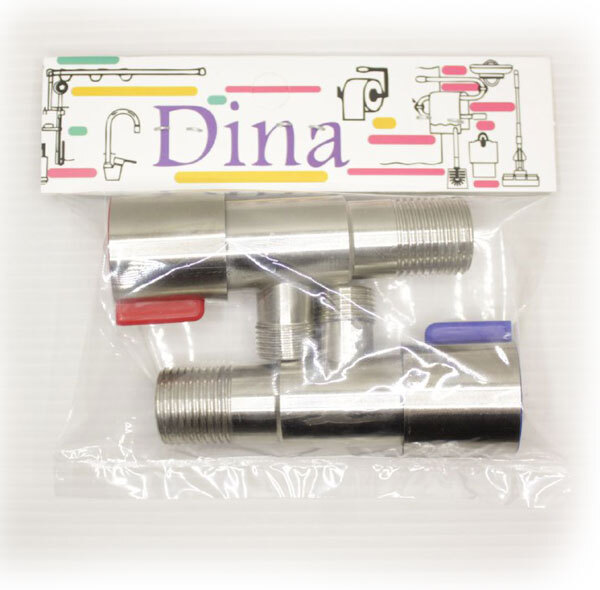 شیر پیسوار دینا مدل DN-3/8Steel بسته 2 عددی