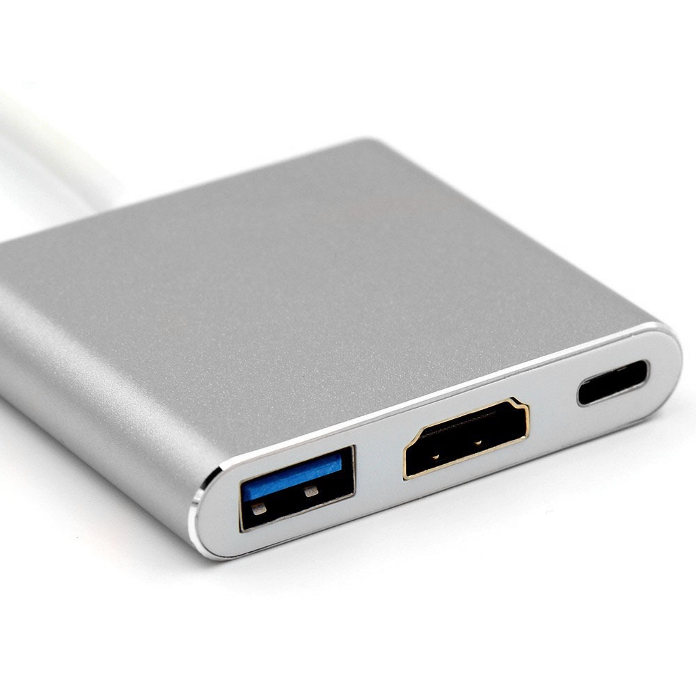 مبدل USB-C به HDMI / USB3.0/ USB-c مدل MULTIPORT