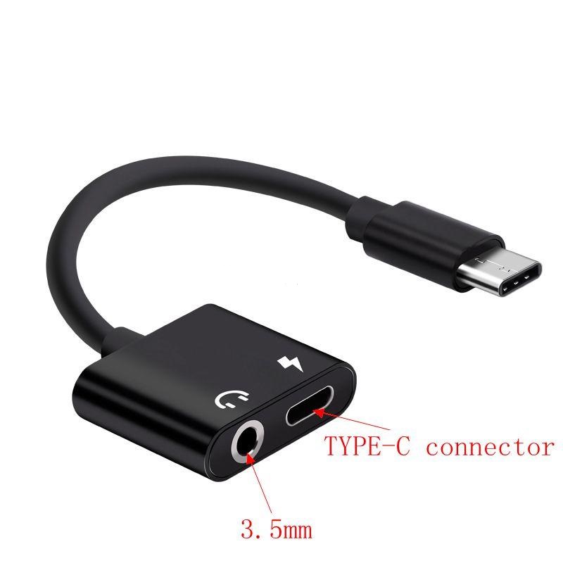 مبدل USB-C به USB-C/AUX مدل 858