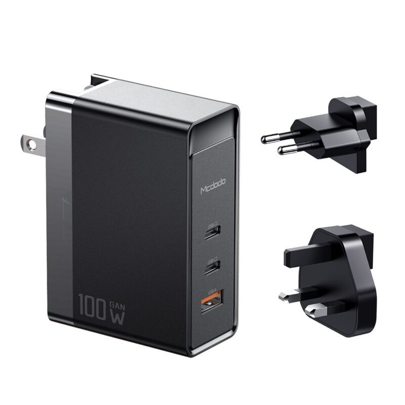 شارژر دیواری 100 وات مک دودو مدل CH-810 GaN Version 100W