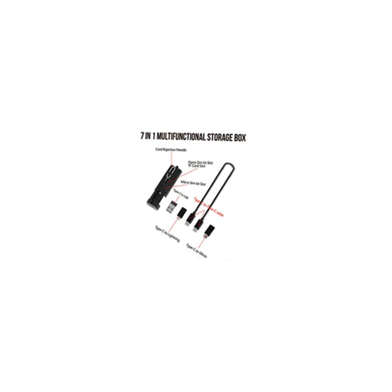 کابل تبدیل USB-C/USB به لایتنینگ/USB-C/MicroUSB بیوا مدل C-17 طول 0.28 متر