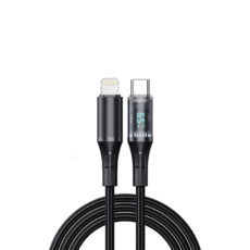 کابل تبدیل USB-C به لایتنینگ هترون مدل HC612IDB طول 1 متر