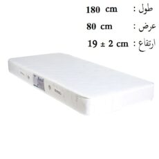 تشک رویال مدل آسایش طبی کد T01 نوجوان یک نفره سایز 180 × 80 سانتی متر