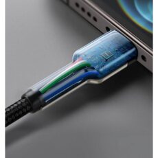 کابل تبدیل USB-C به لایتنینگ باسئوس مدل Cafule Metal 20W طول 1 متر