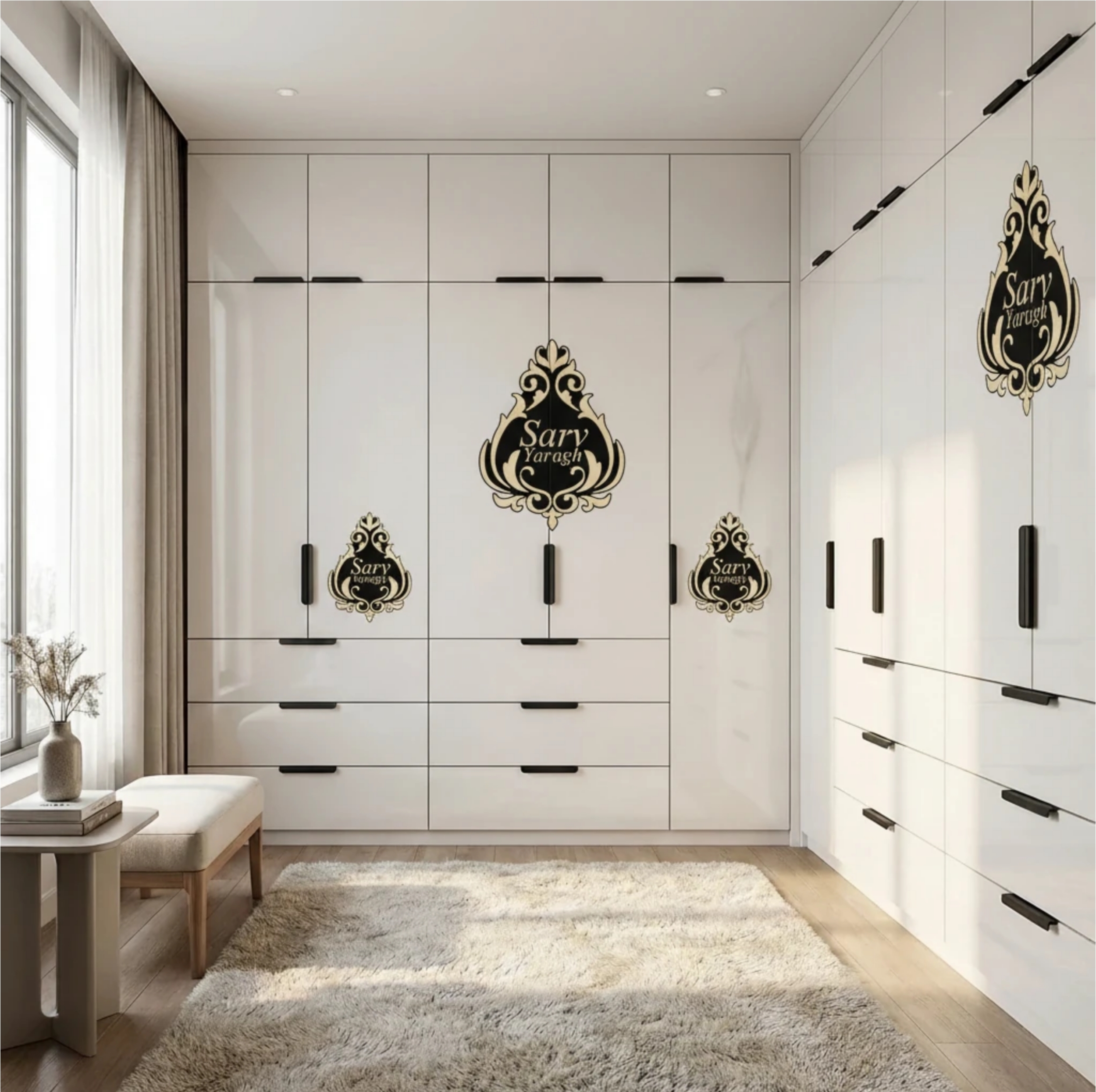 دستگیره کمد سرو مدل تاپ ساید 50