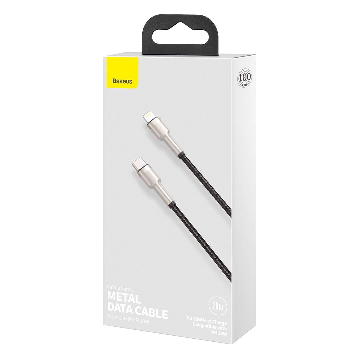 کابل تبدیل USB-C به لایتنینگ باسئوس مدل CATLJK-A01 طول 1 متر