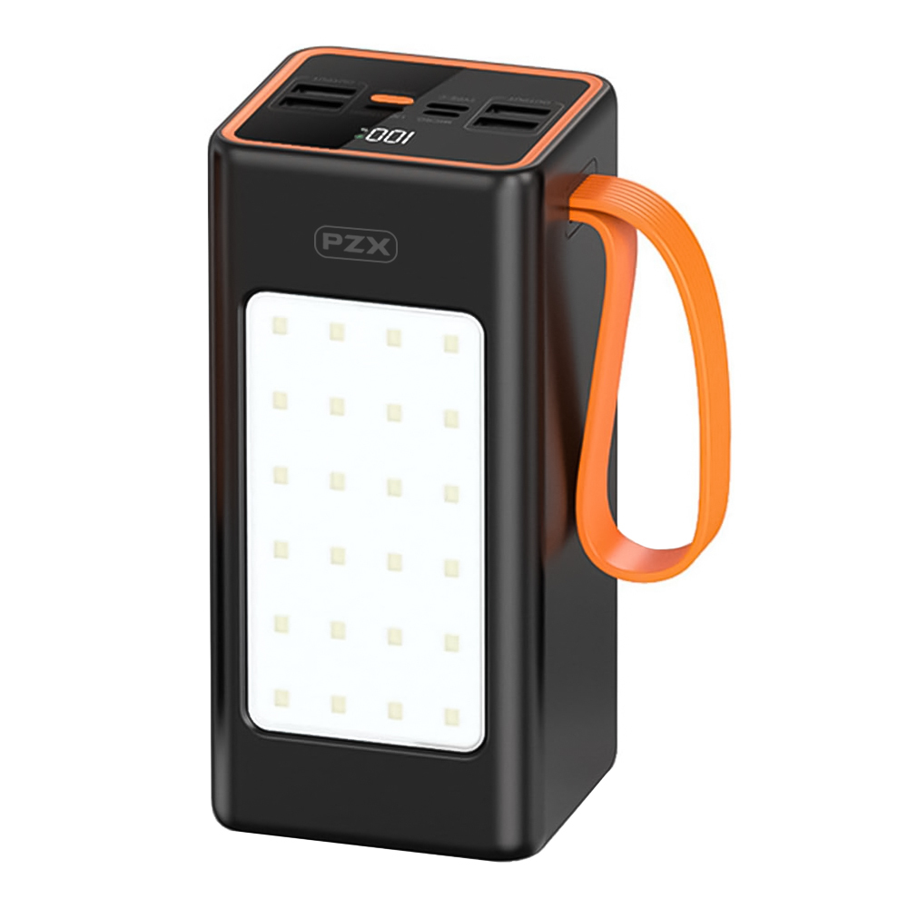 پاوربانک پی زد ایکس مدل V88 Fast Charge 22.5W ظرفیت 30000 میلی آمپر ساعت
