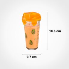 شیکر ورزشی لیمون مدل آووکادو کد 2215 گنجایش 0.3 لیتر