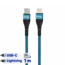 کابل تبدیل USB-C به لایتنینگ فوربری مدل Magnetic KS-CL01-20W طول 1 متر