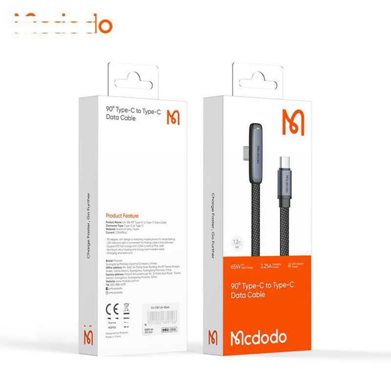 کابل USB-C  مک دودو مدل CA-3360 طول 1.2 متر