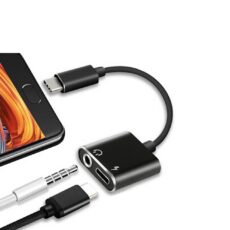 مبدل USB-C به USB-C/AUX مدل 858