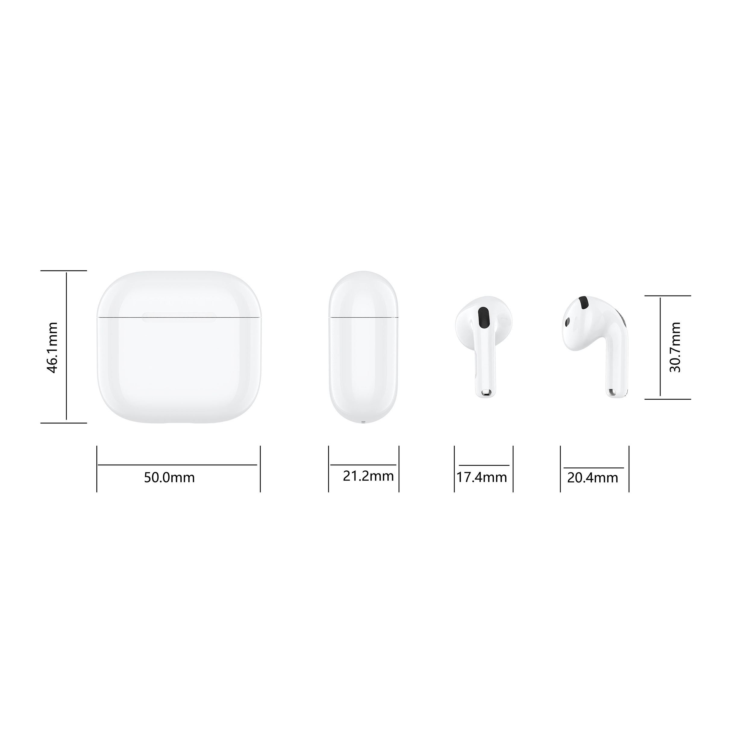 هدفون بلوتوثی موزیک آپولو مدل True Wireless A4 C03
