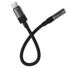 کابل تبدیل USB-C به جک 3.5 میلی متری ایس فست مدل J12 طول 0.15 متر