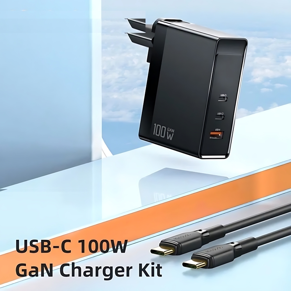 شارژر دیواری 100 وات مک دودو مدل CH-8105 Pro به همراه کابل تبدیل USB-C