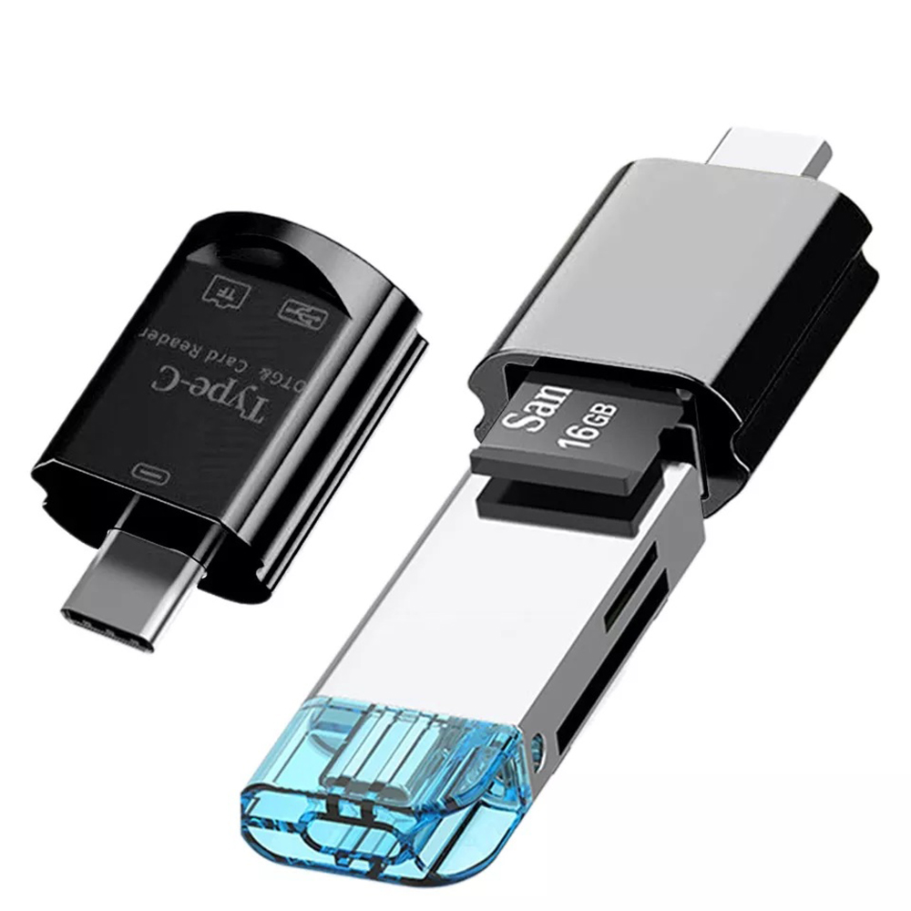 مبدل USB-C به microSD / USB کد OTG-SDC
