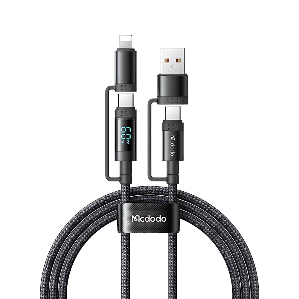 کابل تبدیل USB-C به USB/لایتنینگ مک دودو مدل CA-1990 طول 1.2 متر
