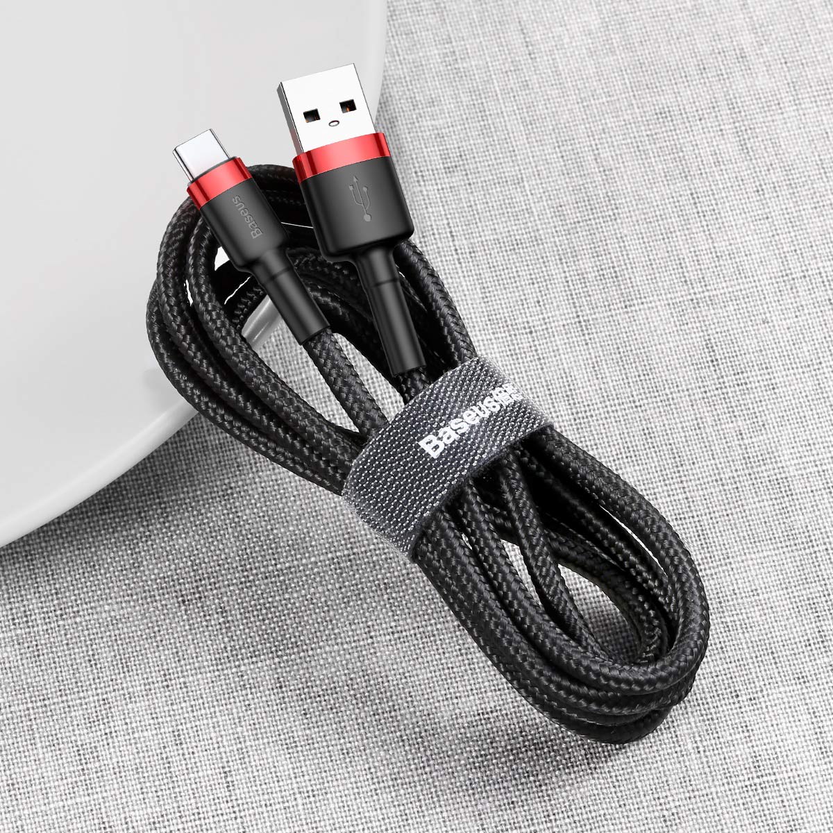 کابل تبدیل USB به USB-C باسئوس مدل CATKLF-C91 Cafule طول 2 متر