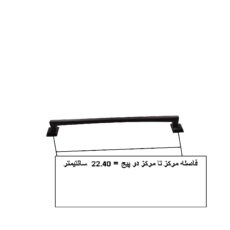 دستگیره کابینت و کمد مدل GIS224 بسته 5 عددی