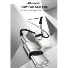 کابل تبدیل USB-C به USB-C باسئوس مدل CATJK-D06 طول 2 متر