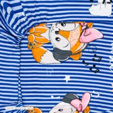 ملحفه میکرو کودک آدنو مدل Lovely fox کد MC15 سایز 70x135 سانتی متر