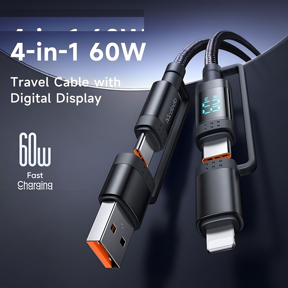 کابل تبدیل USB-C به USB/لایتنینگ مک دودو مدل CA-1990 طول 1.2 متر
