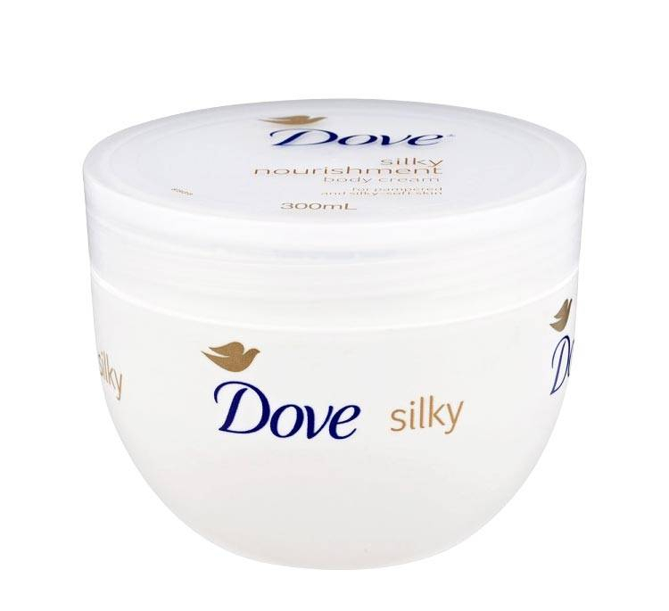 کرم مرطوب کننده داو مدل Silky حجم 300 میلی‌ لیتر